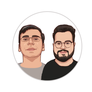 Picture of C. King and Harshit B.      