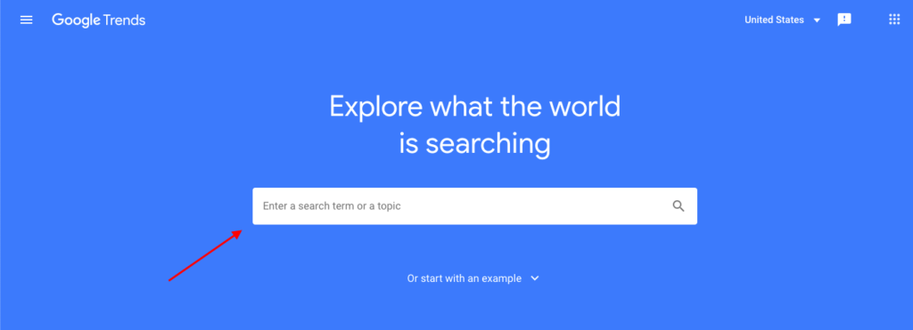 Using Google trends to find potential topics for an eBook