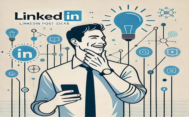 LinkedIn post ideas in 2025 - featured image